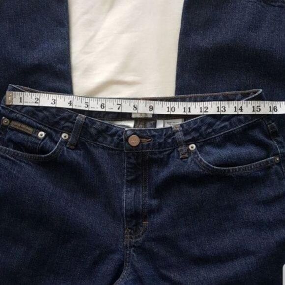 Calvin Klein Bootcut Jeans Size 9 – Classic Fit Denim Pants - Picture 3 of 8